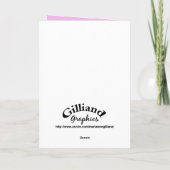 Happy Birthday Card Karte (Rückseite)