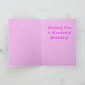 Happy Birthday Card Karte (Innenseite)