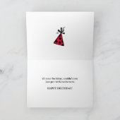 HAPPY BIRTHDAY CARD KARTE (Innenseite)