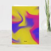 Happy Birthday Card Karte (Rückseite)