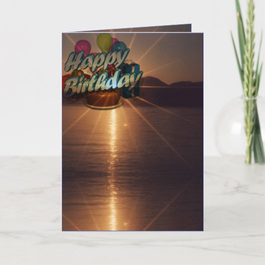 Happy Birthday Card Karte (Vorderseite)