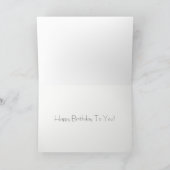 Happy Birthday Card Karte (Innenseite)