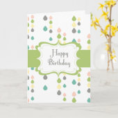 Happy BIrthday Card Karte (Gelbe Blume)