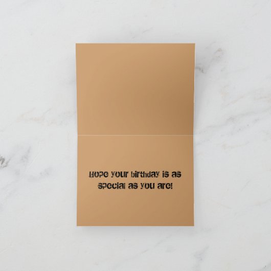 Happy Birthday Card Karte (Innenseite)