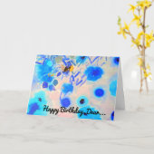 Happy Birthday Card Karte (Gelbe Blume)