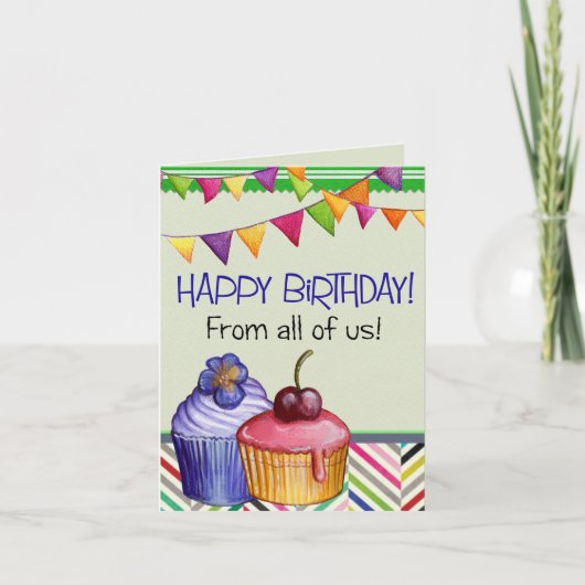 Happy Birthday Card Karte (Vorderseite)