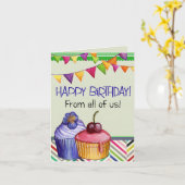 Happy Birthday Card Karte (Gelbe Blume)