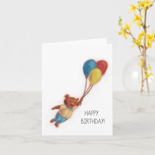 Happy Birthday Card Karte (Gelbe Blume)