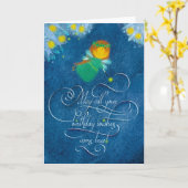Happy Birthday Card Karte (Gelbe Blume)