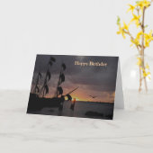 Happy Birthday Card Karte (Gelbe Blume)