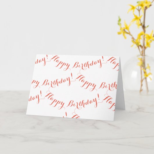 Happy Birthday Card Karte (Gelbe Blume)