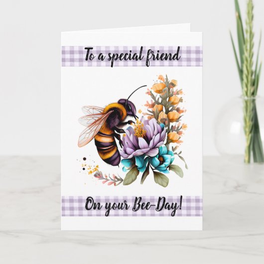 Happy Birthday Card Karte (Vorderseite)