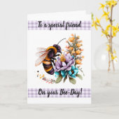 Happy Birthday Card Karte (Gelbe Blume)