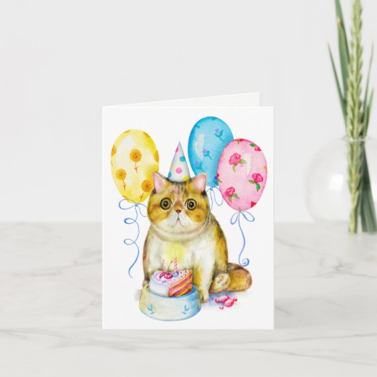 Happy Birthday Card Karte (Vorderseite)