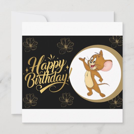 Happy Birthday Card Karte (Vorderseite)