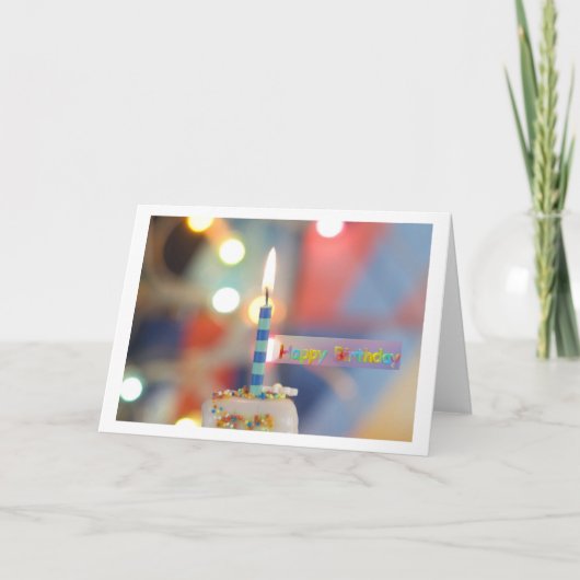 Happy Birthday Card Karte (Vorderseite)