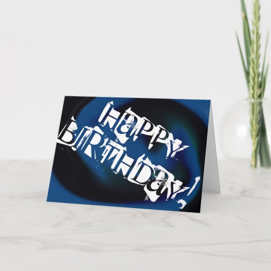 Happy Birthday Card Karte (Vorderseite)