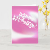 Happy Birthday Card Karte (Gelbe Blume)