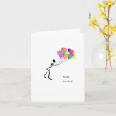 Happy Birthday Card Karte (Gelbe Blume)