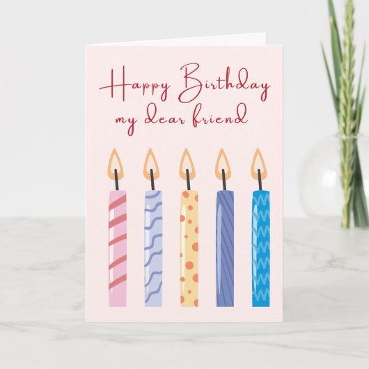 Happy Birthday Card Karte (Vorderseite)