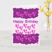 Happy Birthday Card Karte (Gelbe Blume)