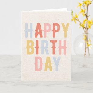 Happy Birthday Card Karte
