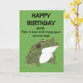 HAPPY BIRTHDAY CARD KARTE (Gelbe Blume)