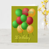 Happy Birthday Card Karte (Gelbe Blume)