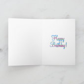 Happy Birthday Card Karte (Innenseite)