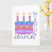 Happy Birthday Card Karte (Gelbe Blume)