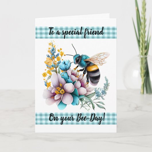 Happy Birthday Card Karte (Vorderseite)