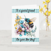 Happy Birthday Card Karte (Gelbe Blume)