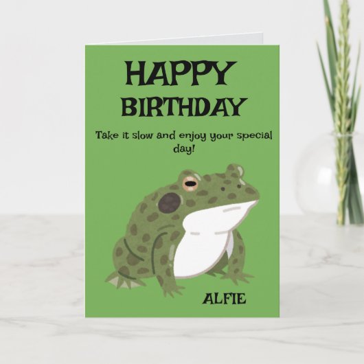 HAPPY BIRTHDAY CARD KARTE (Vorderseite)