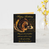 Happy Birthday_Card Karte (Gelbe Blume)