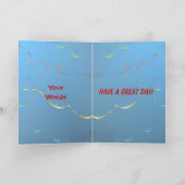 Happy Birthday Card Karte (Innenseite)