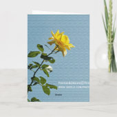 Happy Birthday Card Karte (Rückseite)