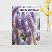 Happy Birthday Card Karte (Gelbe Blume)
