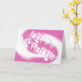 Happy Birthday Card Karte (Gelbe Blume)
