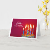 Happy Birthday Card Karte (Gelbe Blume)