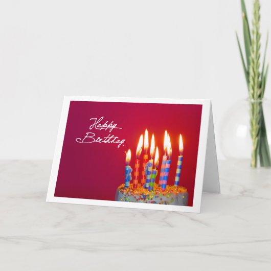 Happy Birthday Card Karte (Vorderseite)