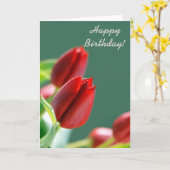 Happy Birthday Card Karte (Gelbe Blume)