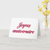 Happy Birthday Card Karte (Gelbe Blume)