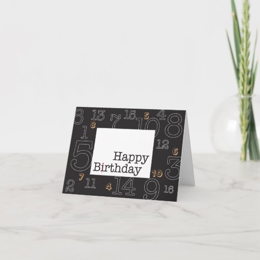Happy Birthday Card Karte (Vorderseite)