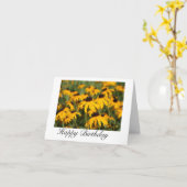 Happy Birthday Card Karte (Gelbe Blume)