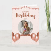 Happy Birthday Card Karte (Vorderseite)