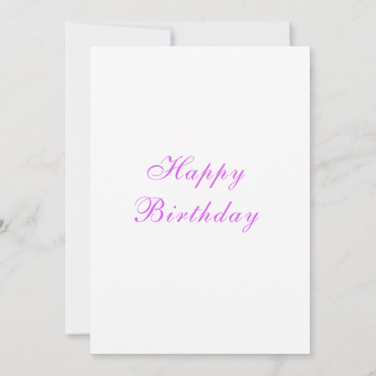 Happy Birthday Card Kleines Lamm mit Glocke (Rückseite)