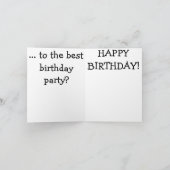 Happy Birthday Card: Lost Kitten Karte (Innenseite)