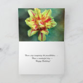 Happy Birthday Card Lovely Floral (P) Karte (Innenseite)
