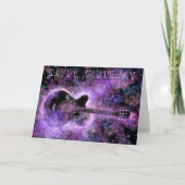 Happy Birthday Card Magic Gitarre Musik Karte (Vorderseite)