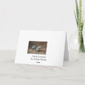 Happy Birthday Card mit Eichhörnchen Karte (Rückseite)